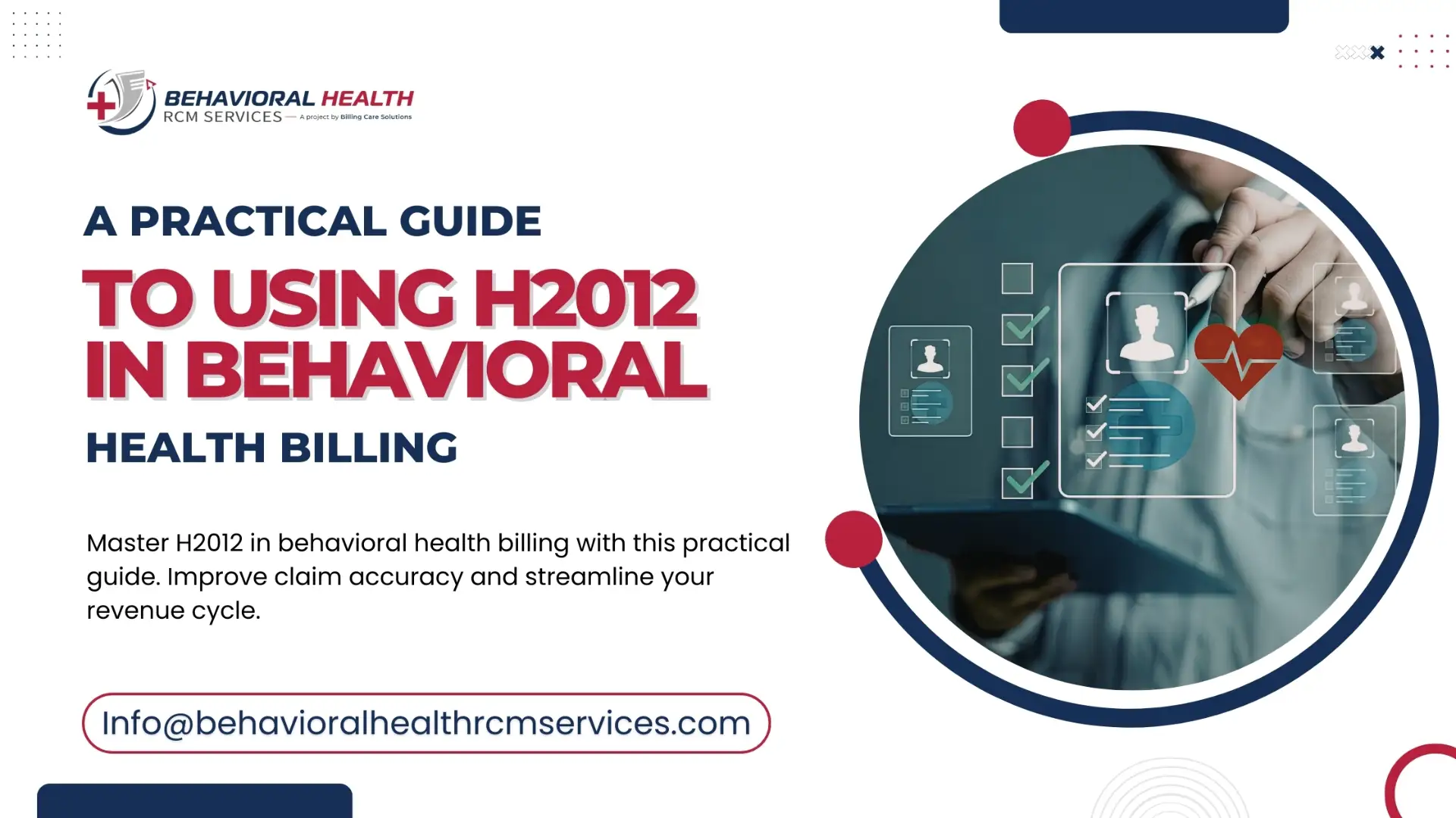 Use H2012 for Behavioral Health Billing