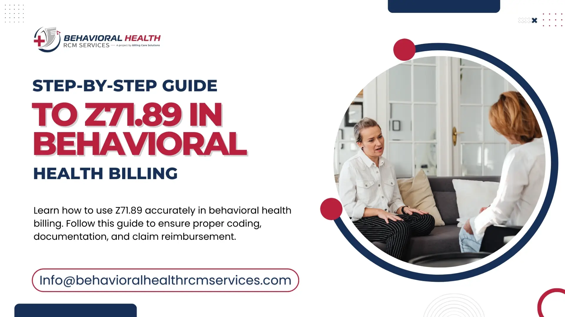 Z71.89 in Behavioral Health Billing