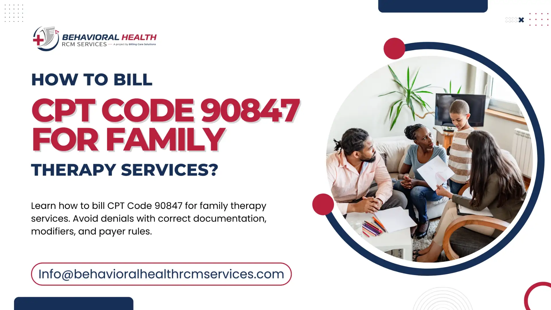 CPT Code 90847 | Behavioral Health RCM Services